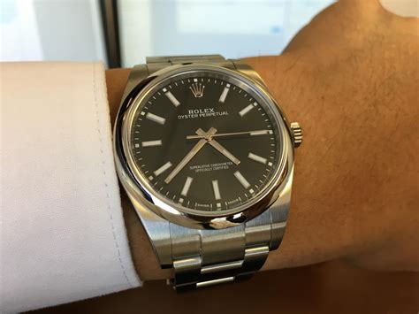 rolex oyster perpetual 39 second hand|Rolex Oyster Perpetual date precio.